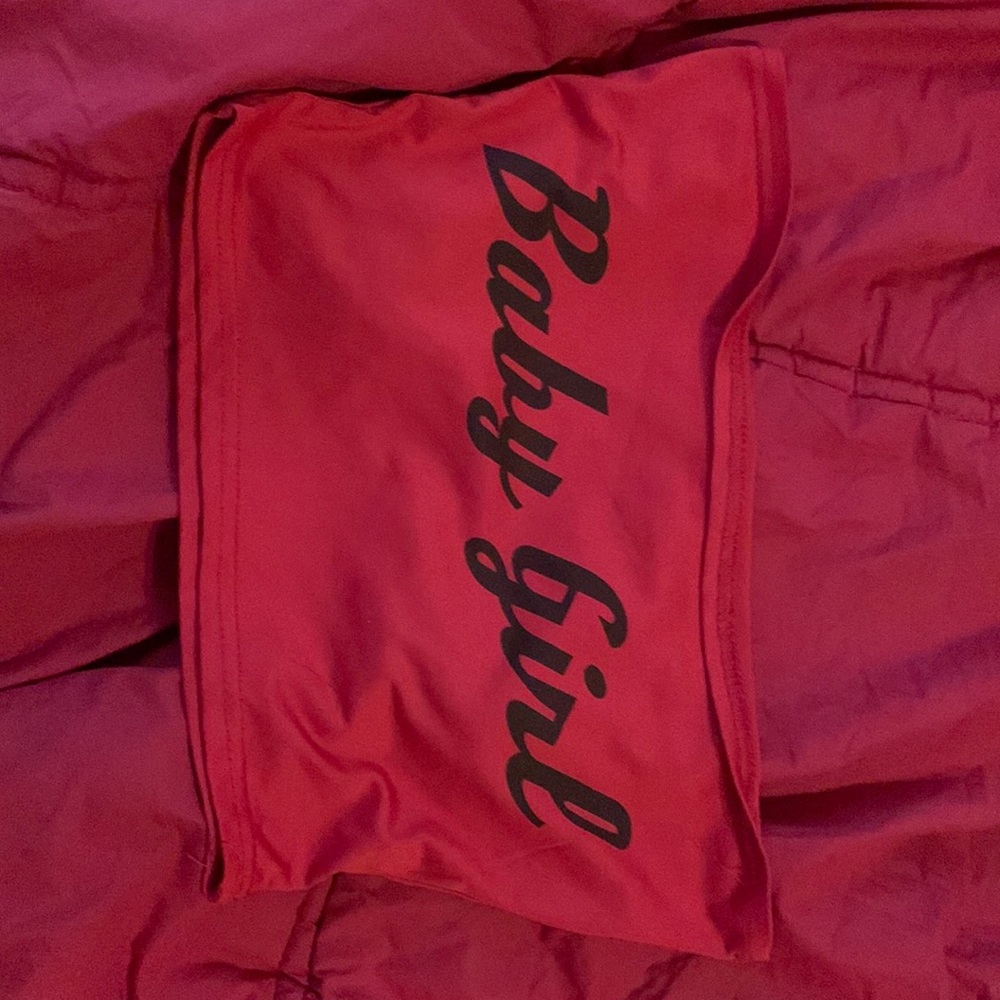 Crop top, maroon color, size small